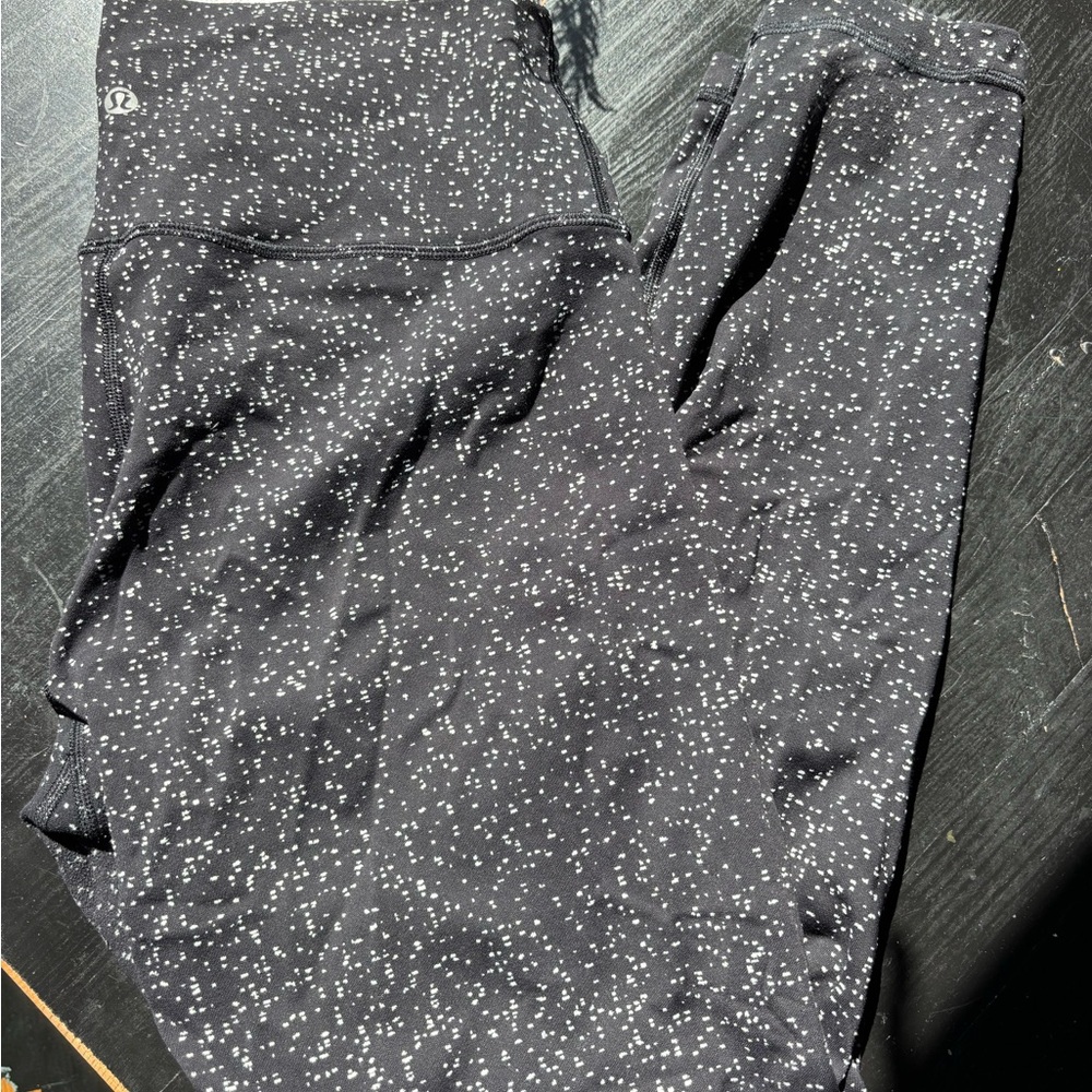 lululemon athletica Black and White Joggers